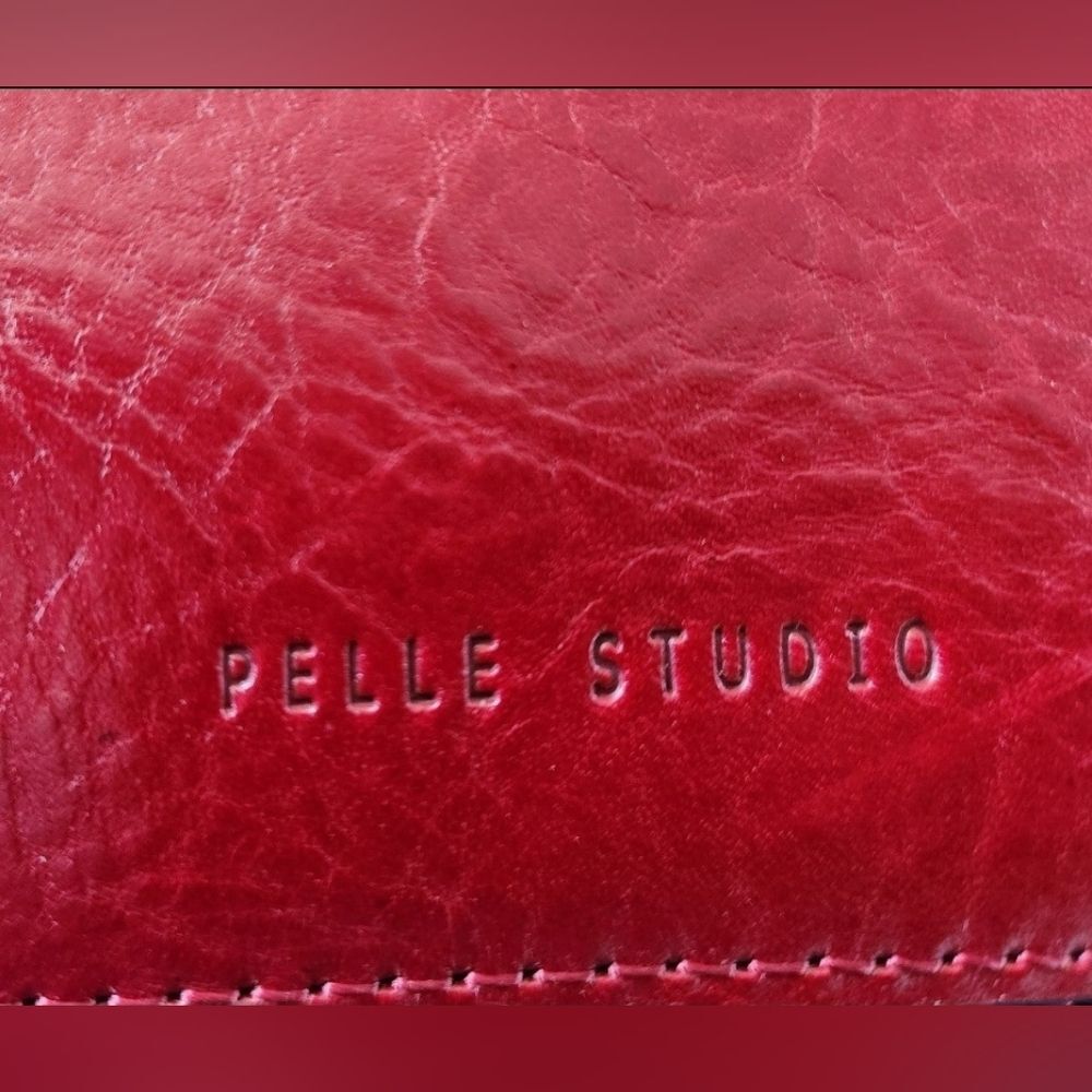 NWT Red Pelle Studio/ Wilsons Italian Leather Wrist Bag - Picture 4 of 7